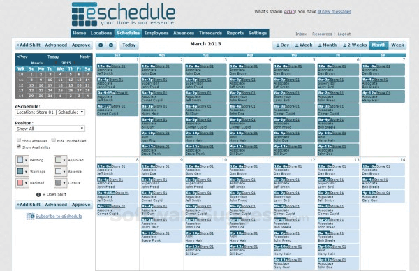 eSchedule Small Screenshot 5